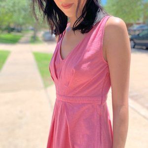 Boden Cotton Pink Sleeveless Sun Dress Sz 4